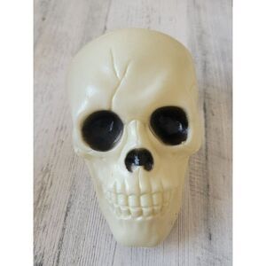Halloween plastic AS IS skeleton head prop Decor scary